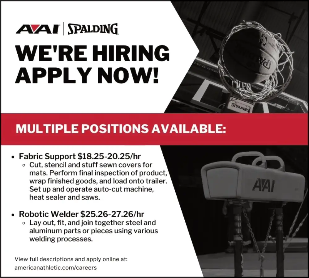 Join Our Team at American Athletic in Jefferson, IA