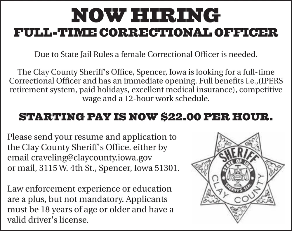 Join Our Team as a Full-Time Correctional Officer