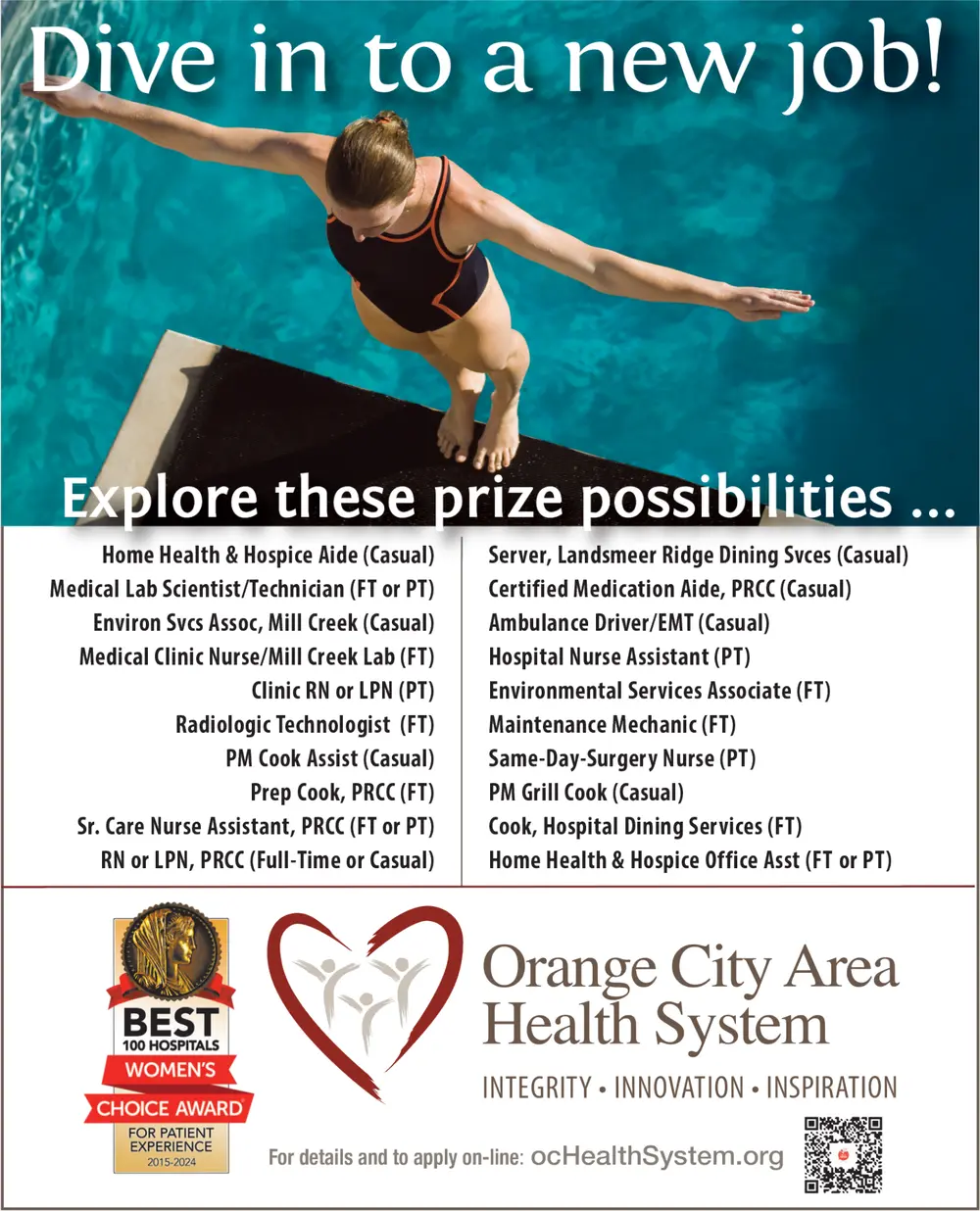 Join Orange City Area Health System - Apply for Healthcare Jobs Now!