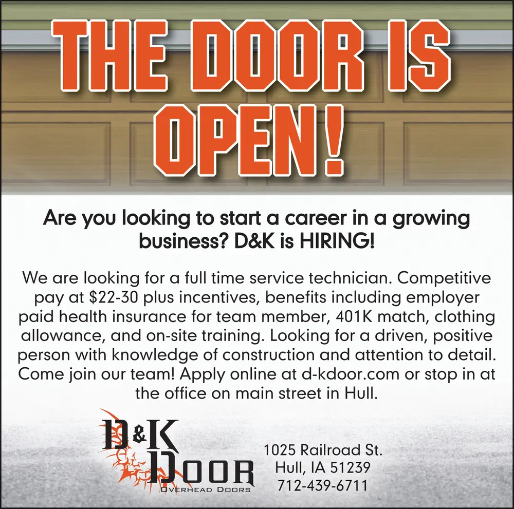 Join Our Team at D&K Door!
