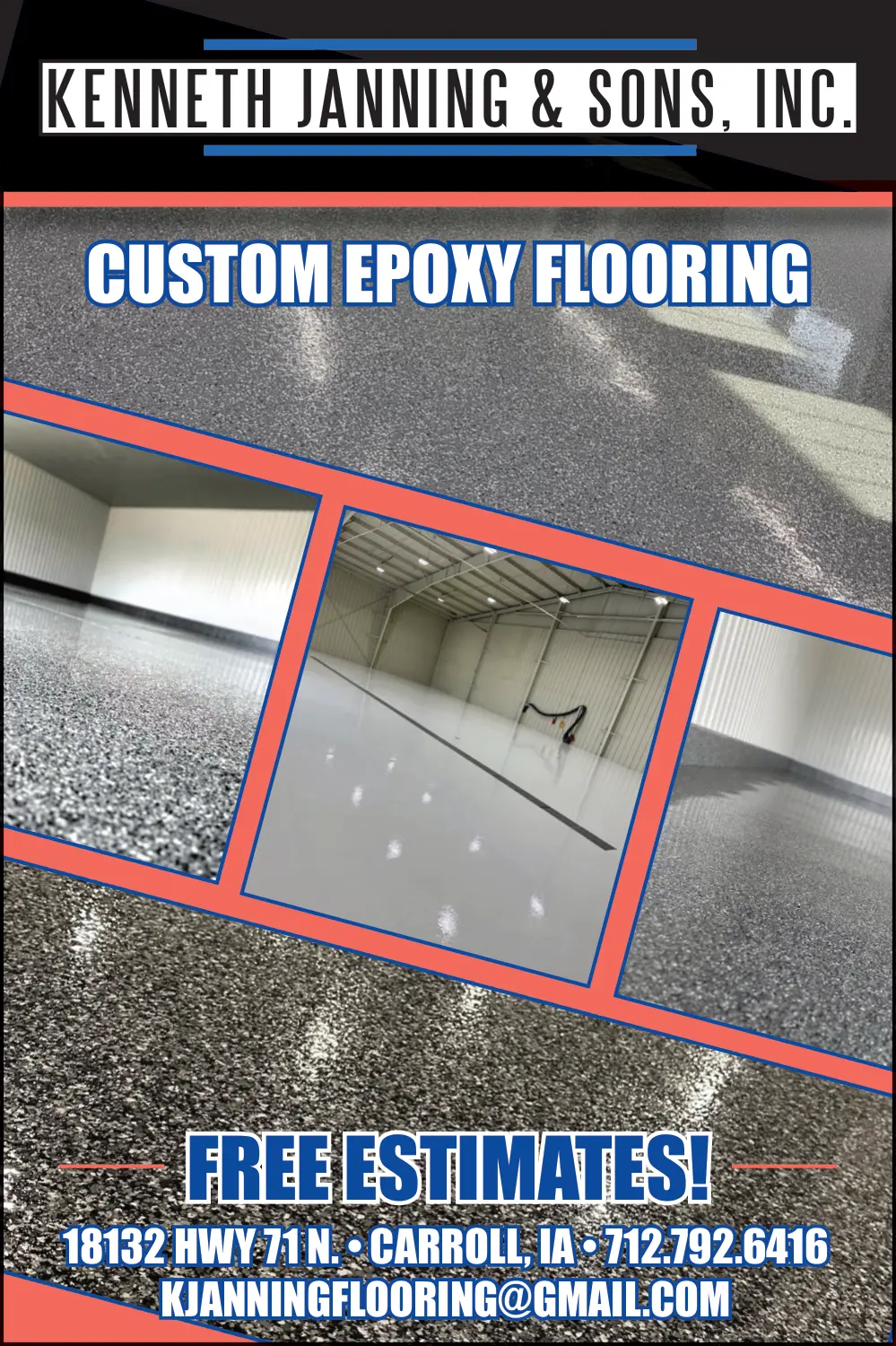 Custom Epoxy Flooring in Carroll, IA