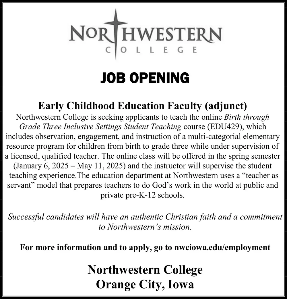 Early Childhood Education Faculty Position Available at Northwestern