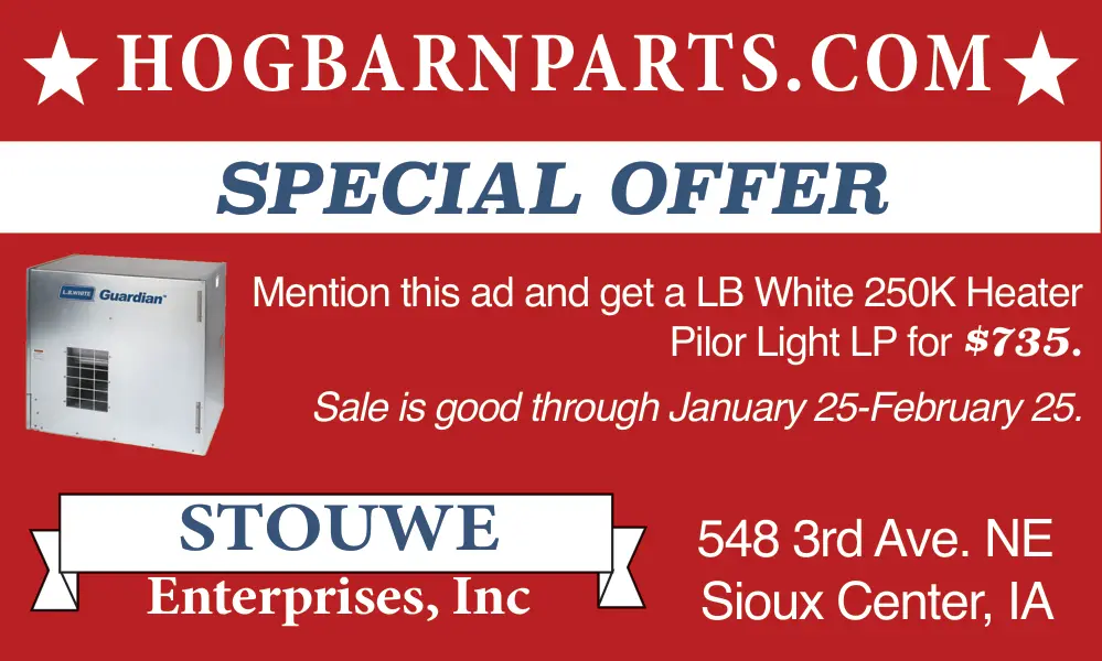 Special Offer at Stouwe Enterprises, Inc