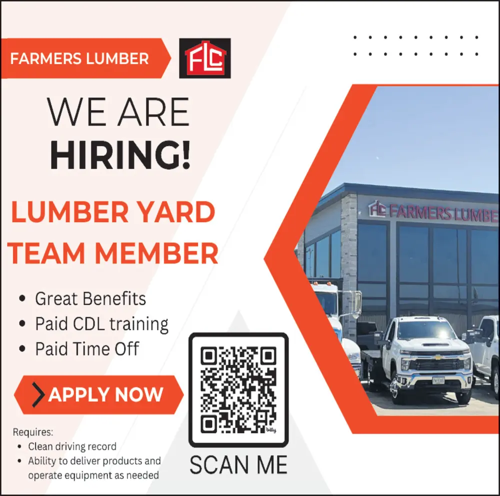 Join Our Team at Farmers Lumber - Rock Valley, Iowa