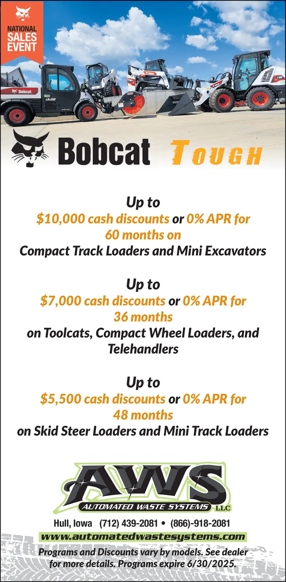 Automated Waste Systems LLC National Sales Event - Hull, IA