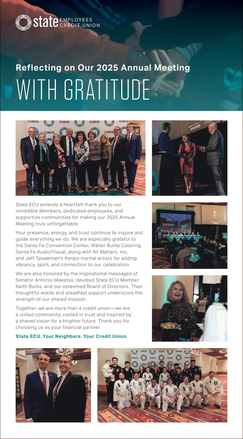 Reflecting on Our 2025 Annual Meeting with Gratitude - Santa Fe, New Mexico