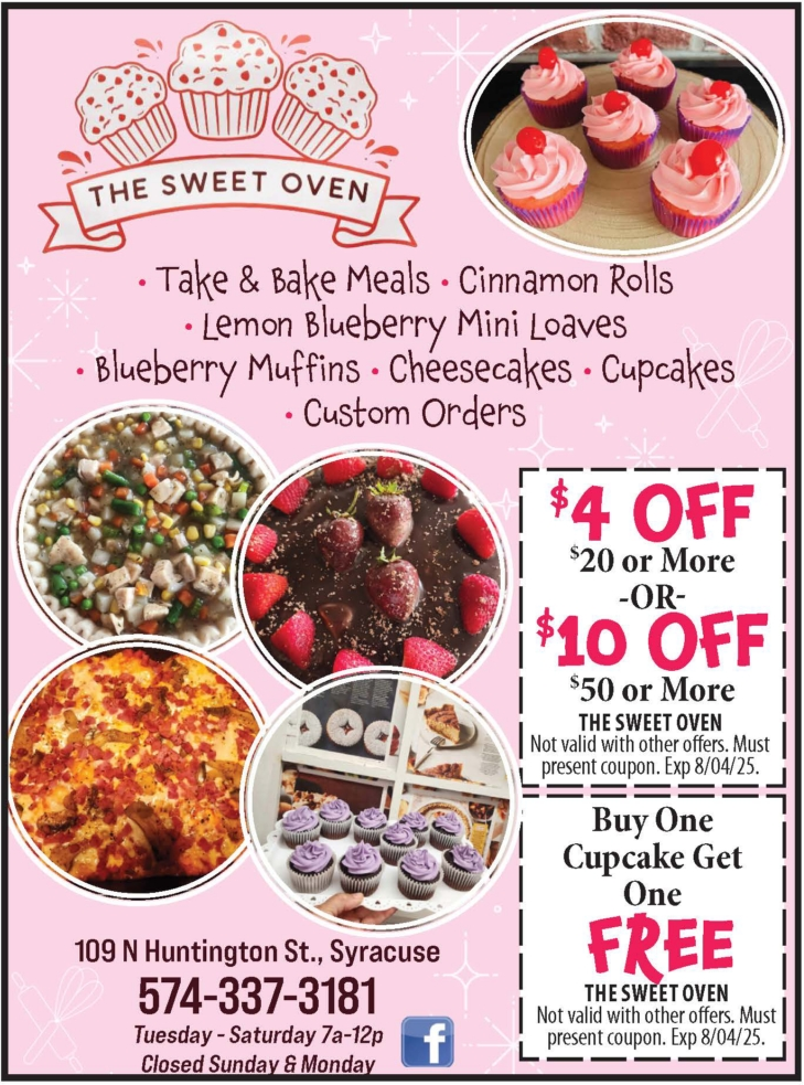 The Sweet Oven in Syracuse, IN