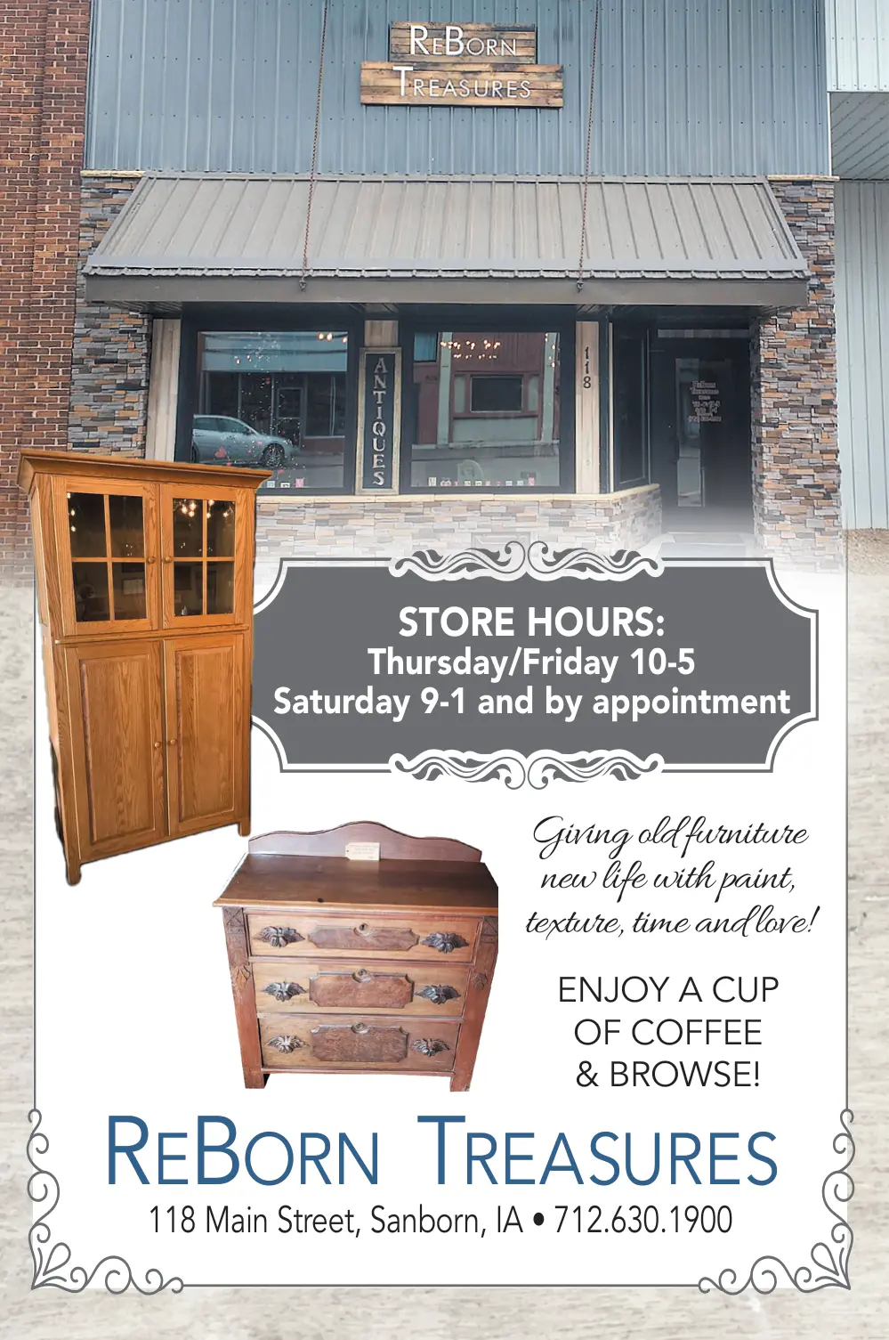 Discover ReBorn Treasures in Sanborn, IA