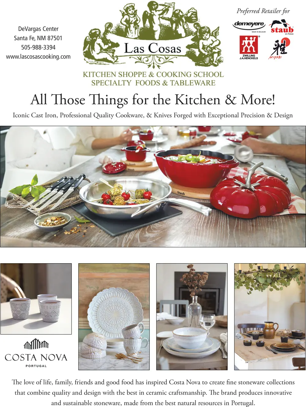 Las Cosas - Kitchen Shop & Cooking School in Santa Fe, New Mexico