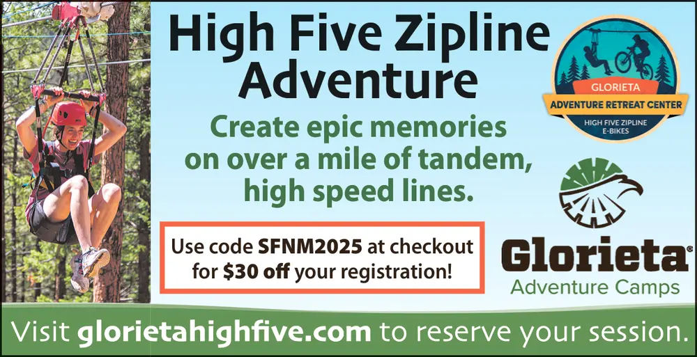 High Five Zipline in Glorieta, New Mexico