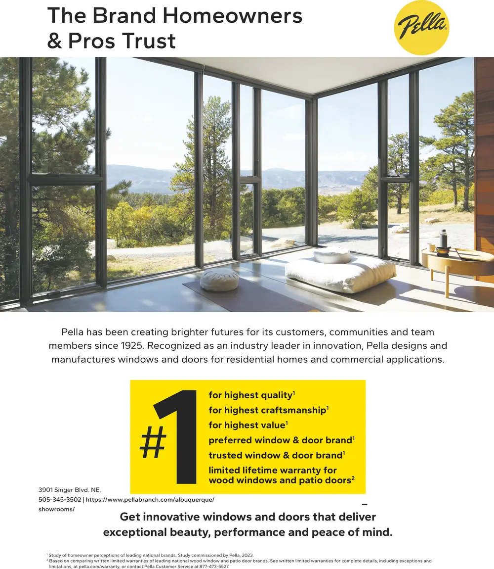 Pella Windows and Doors in Albuquerque, New Mexico