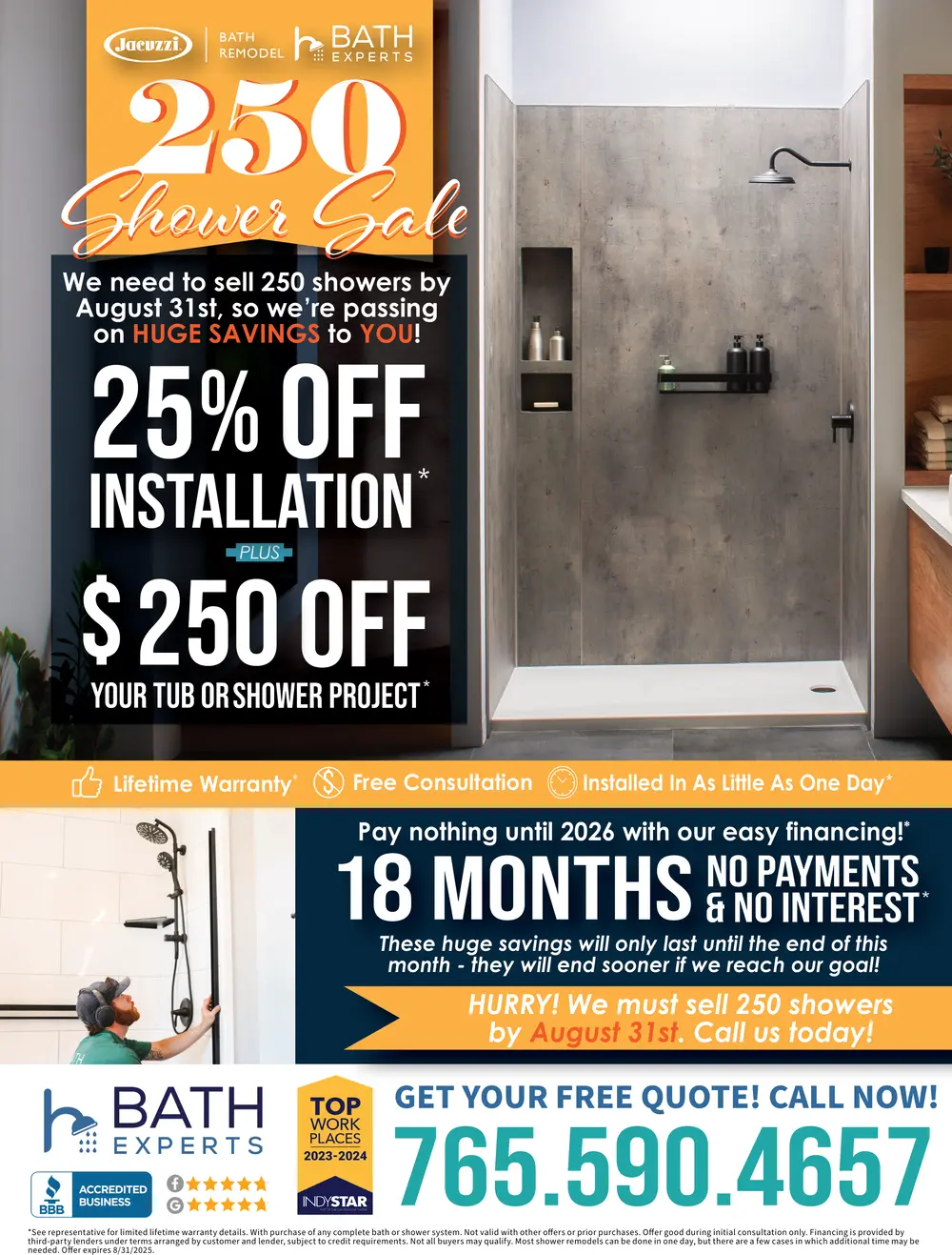 Bath Remodeling Services in Indianapolis, IN