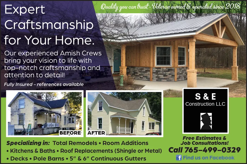 S & E Construction LLC - Expert Craftsmanship in Indiana