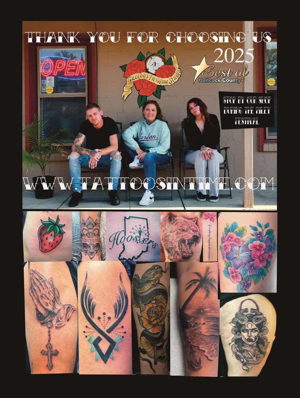 2025 Winner: Best Tattoo Shop in Hancock County