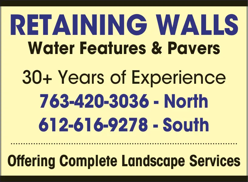 Retaining Walls in Central Minnesota, MN
