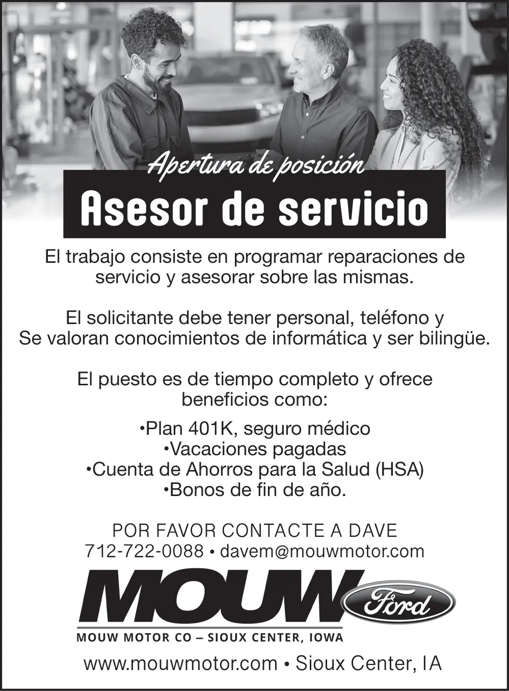 Mouw Motor Company Sioux Center Iowa