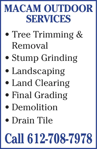 Macam Outdoor Services in Central Minnesota