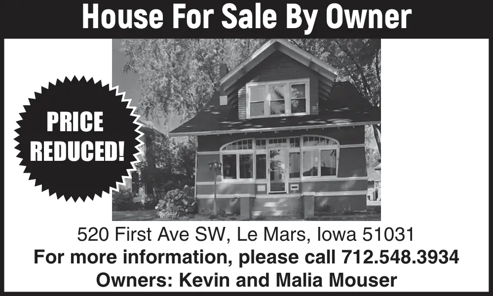 House For Sale By Owner in Le Mars, Iowa