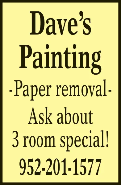 Dave's Painting Services in Central Minnesota
