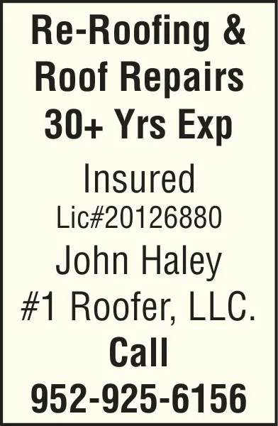 Re-Roofing & Roof Repairs in Central Minnesota