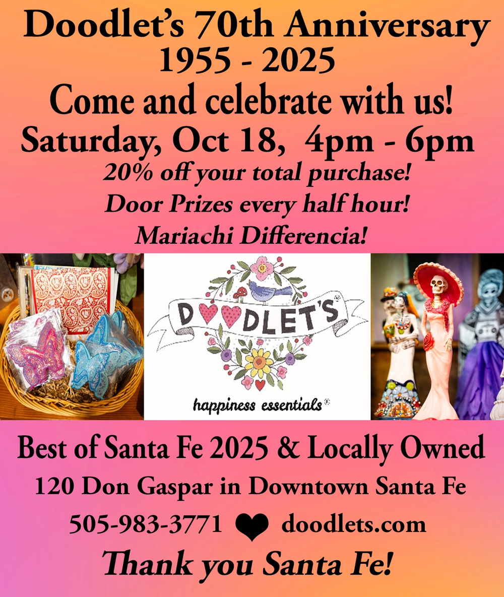 Doodlet's in Santa Fe, New Mexico