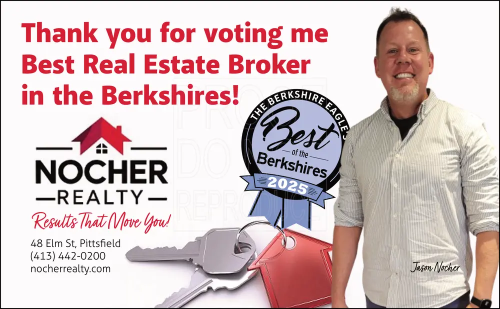  Winner: Best Real Estate Broker in The Berkshires