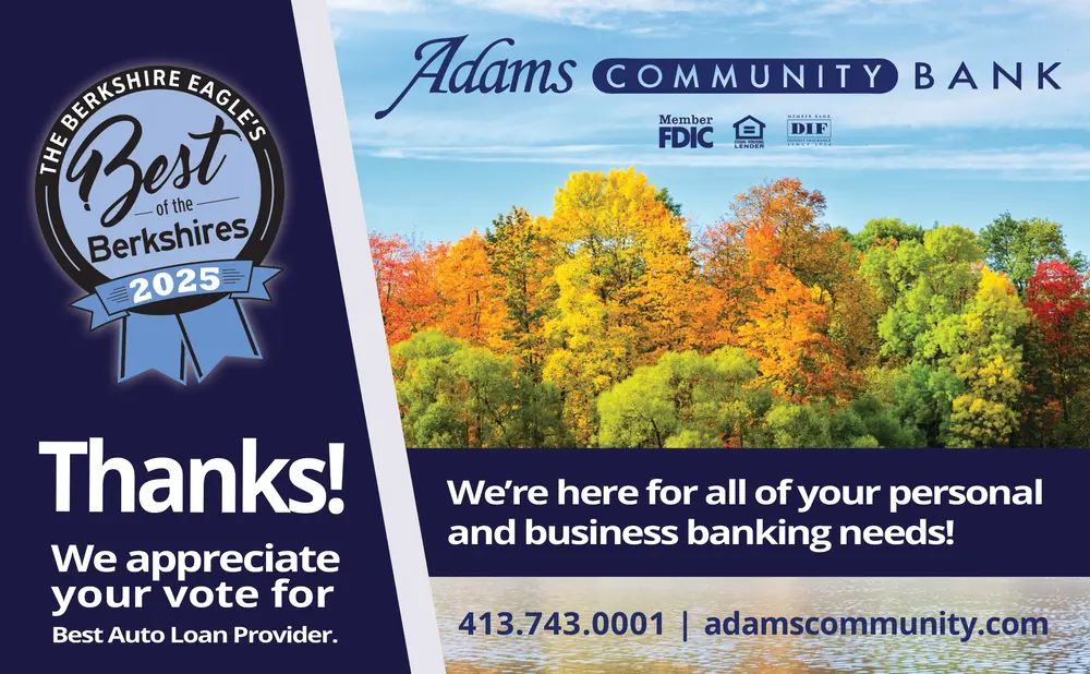  Winner: Best Auto Loan Provider in The Berkshires