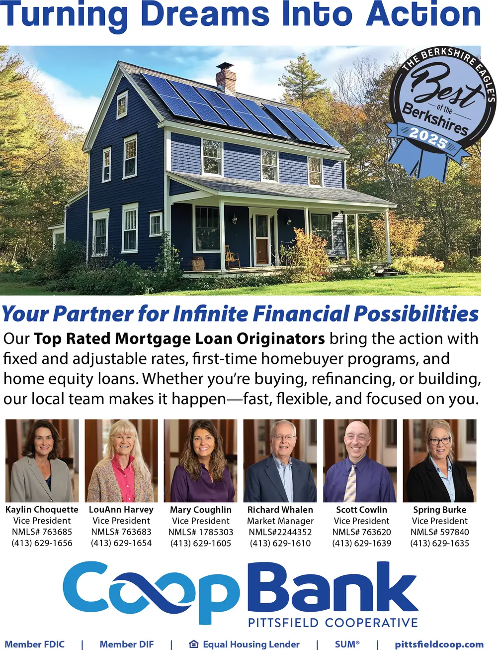  Winner: Best Mortgage Lender in The Berkshires