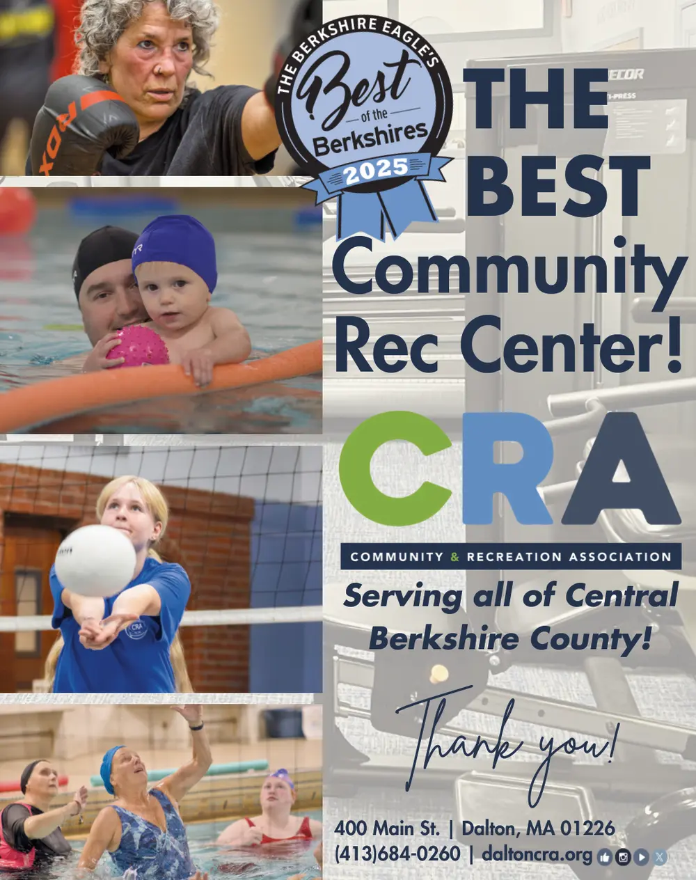  Winner: Best Community Rec Center in The Berkshires