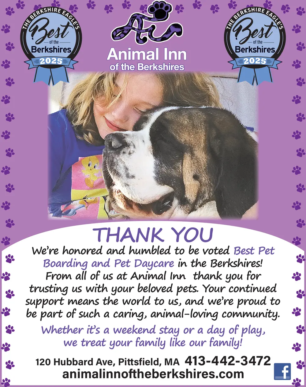 Winner: Best Doggie Daycare in The Berkshires