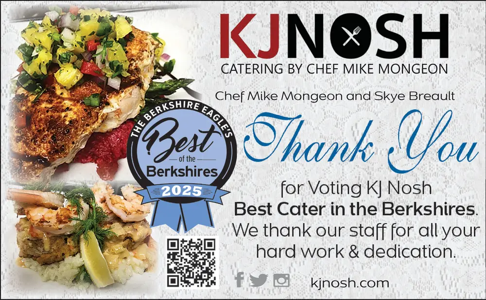  Winner: Best Caterer in The Berkshires