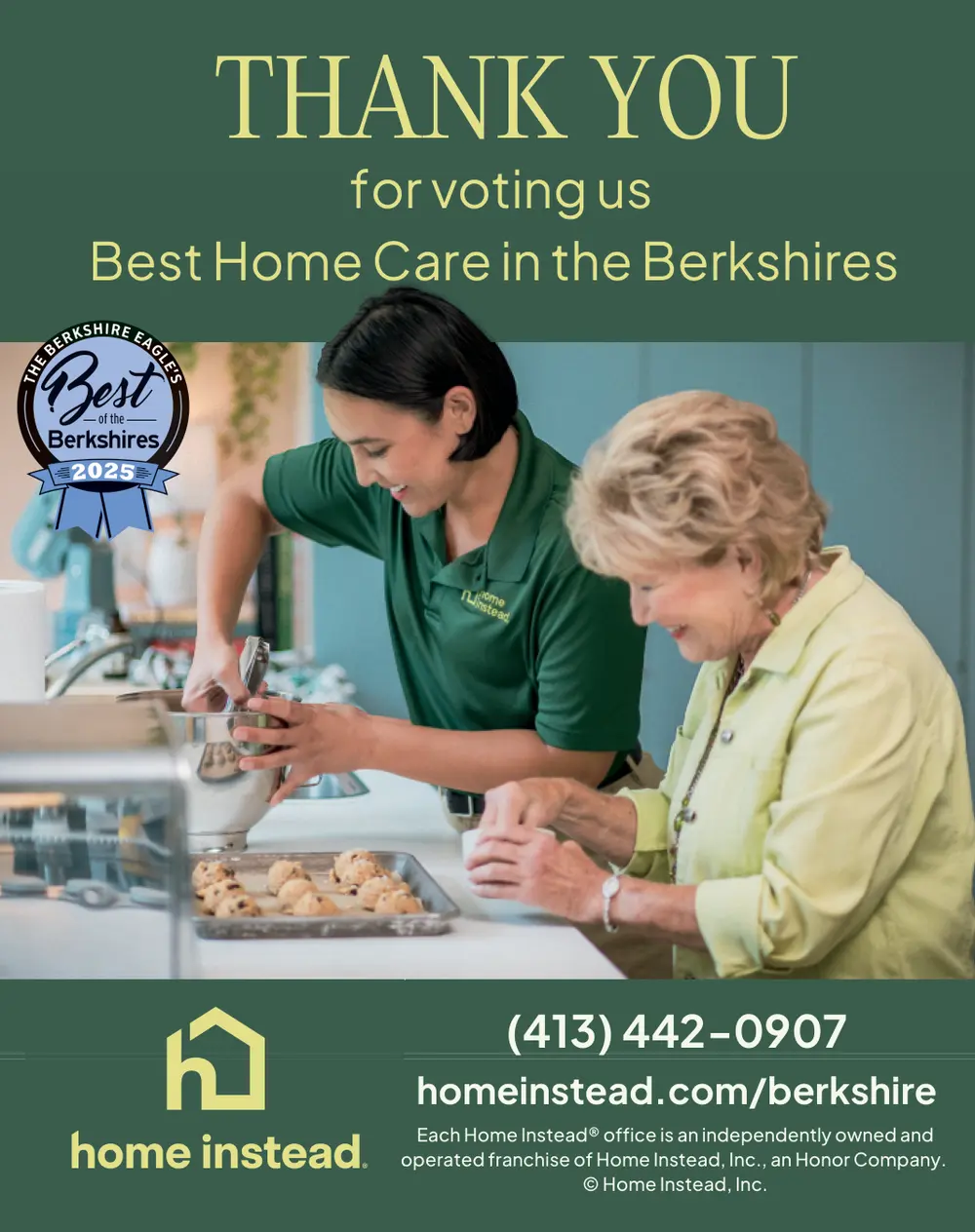  Winner: Best Home Health Care in The Berkshires