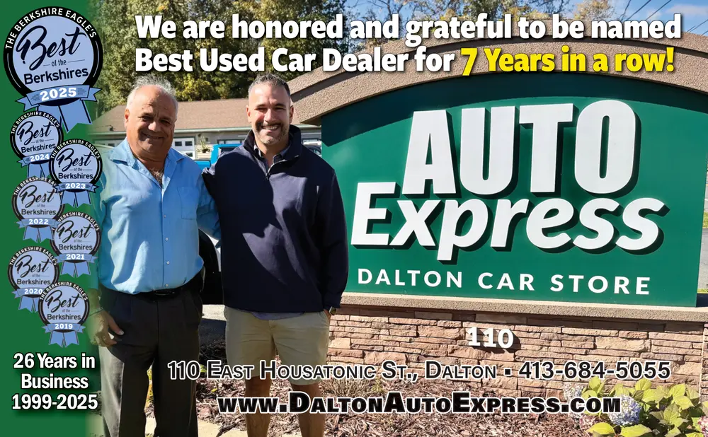  Winner: Best Used Car Dealer in The Berkshires