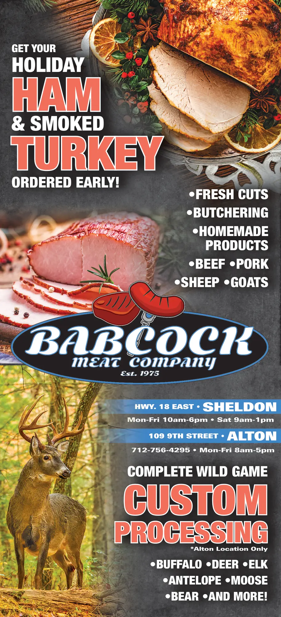 Babcock Meat Company - Sheldon, Iowa
