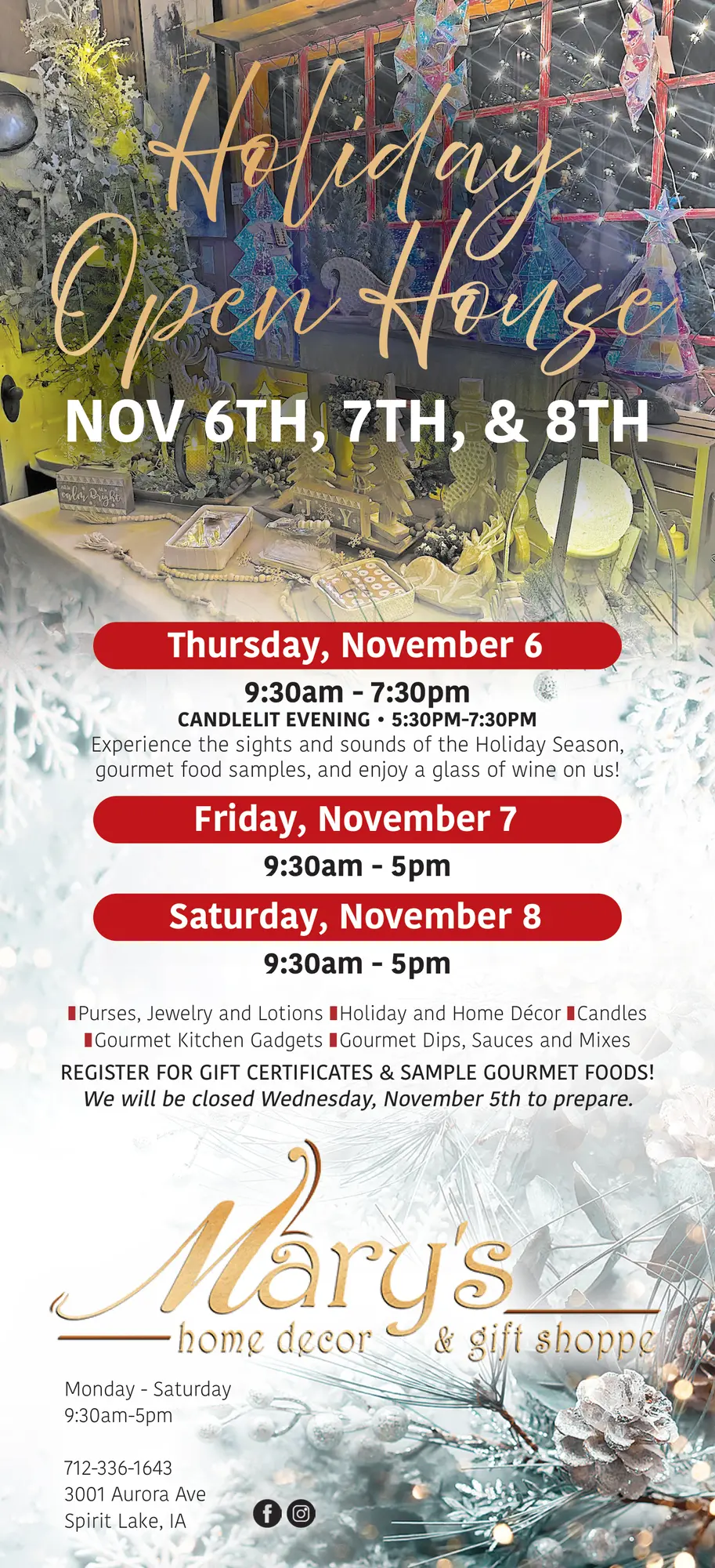 Home Decor & Gift Shop in Spirit Lake, IA