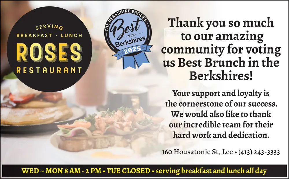  Winner: Best Brunch in The Berkshires