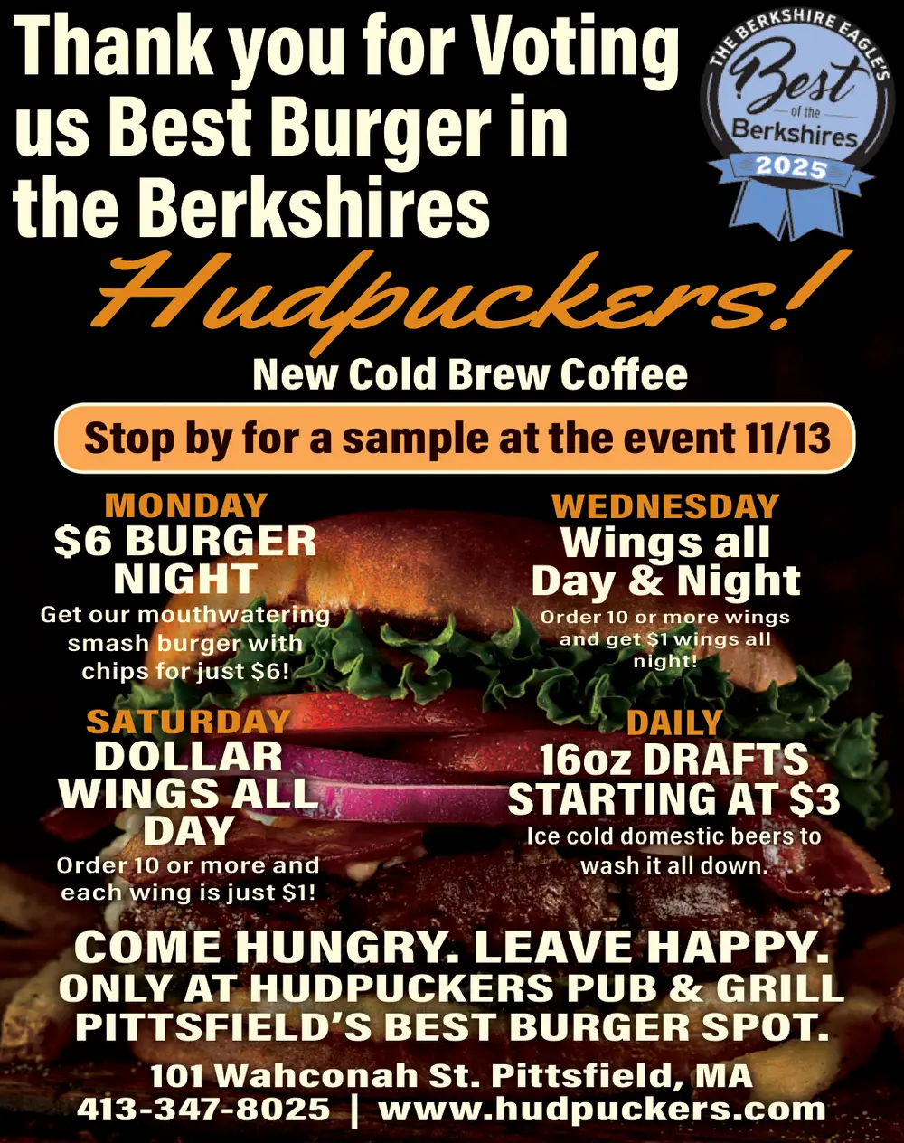  Winner: Best Burger in The Berkshires