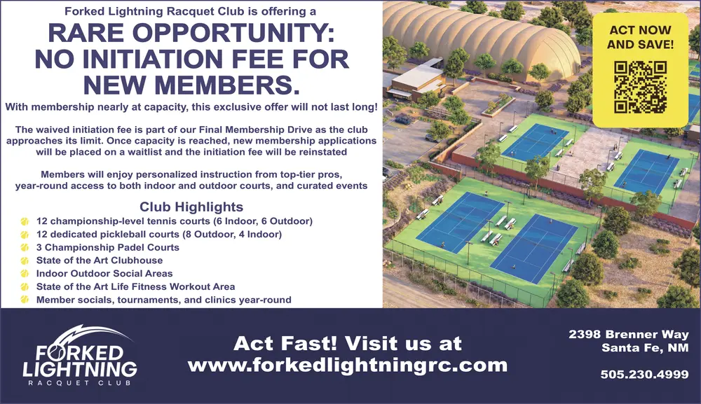 Forked Lightning Racquet Club - Santa Fe, New Mexico