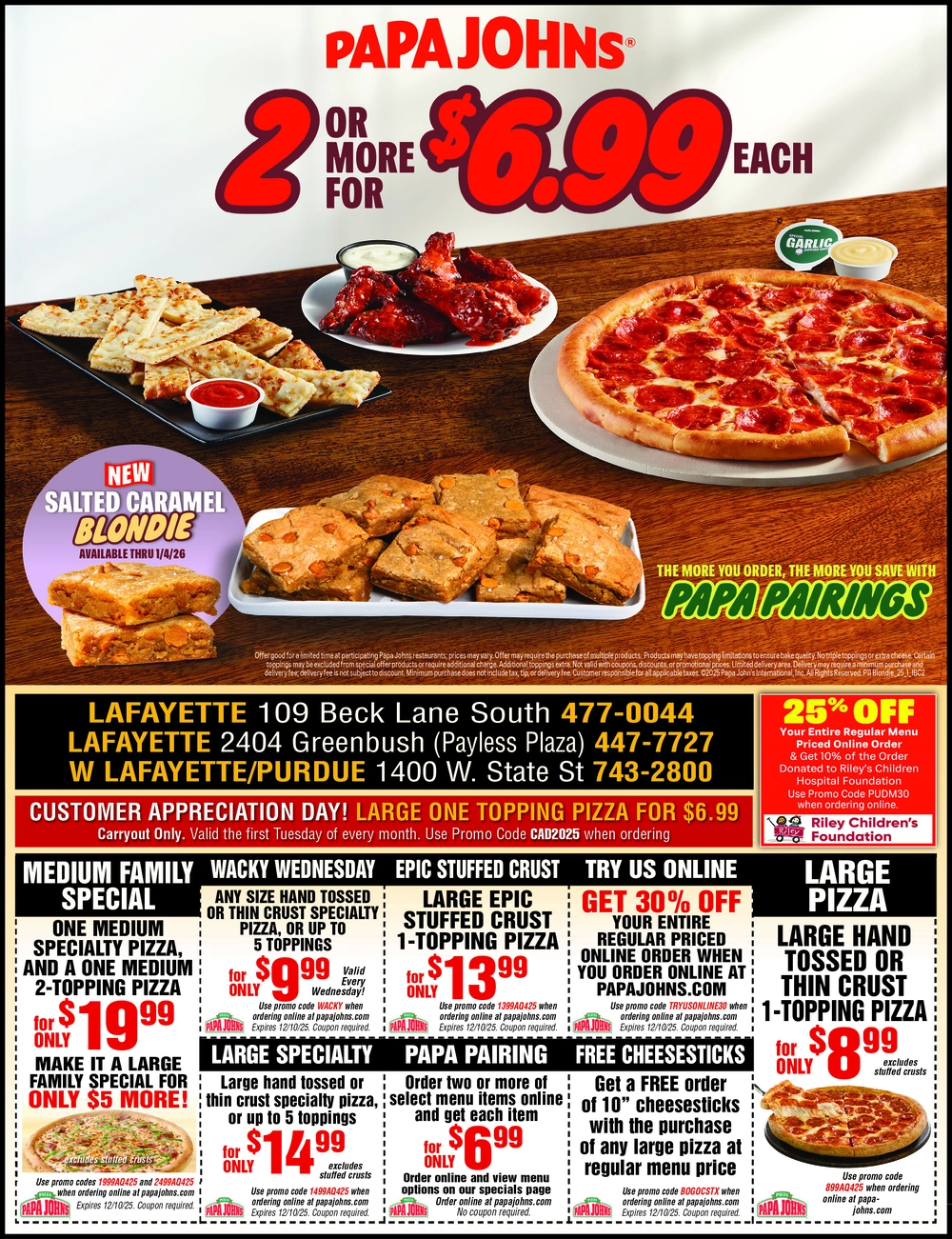 Papa John's Pizza in Lafayette, IN