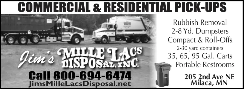 Jim's Mille Lacs Disposal in Milaca, MN