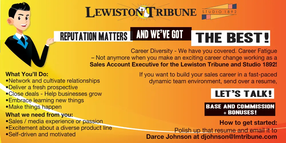 Sales Account Executive Jobs in Lewiston, ID