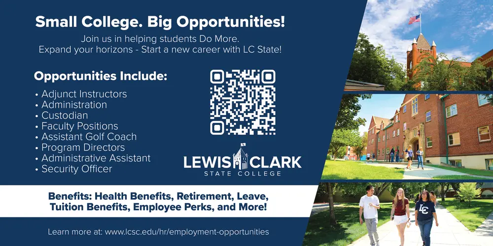 Join Lewis-Clark State College in Lewiston, ID