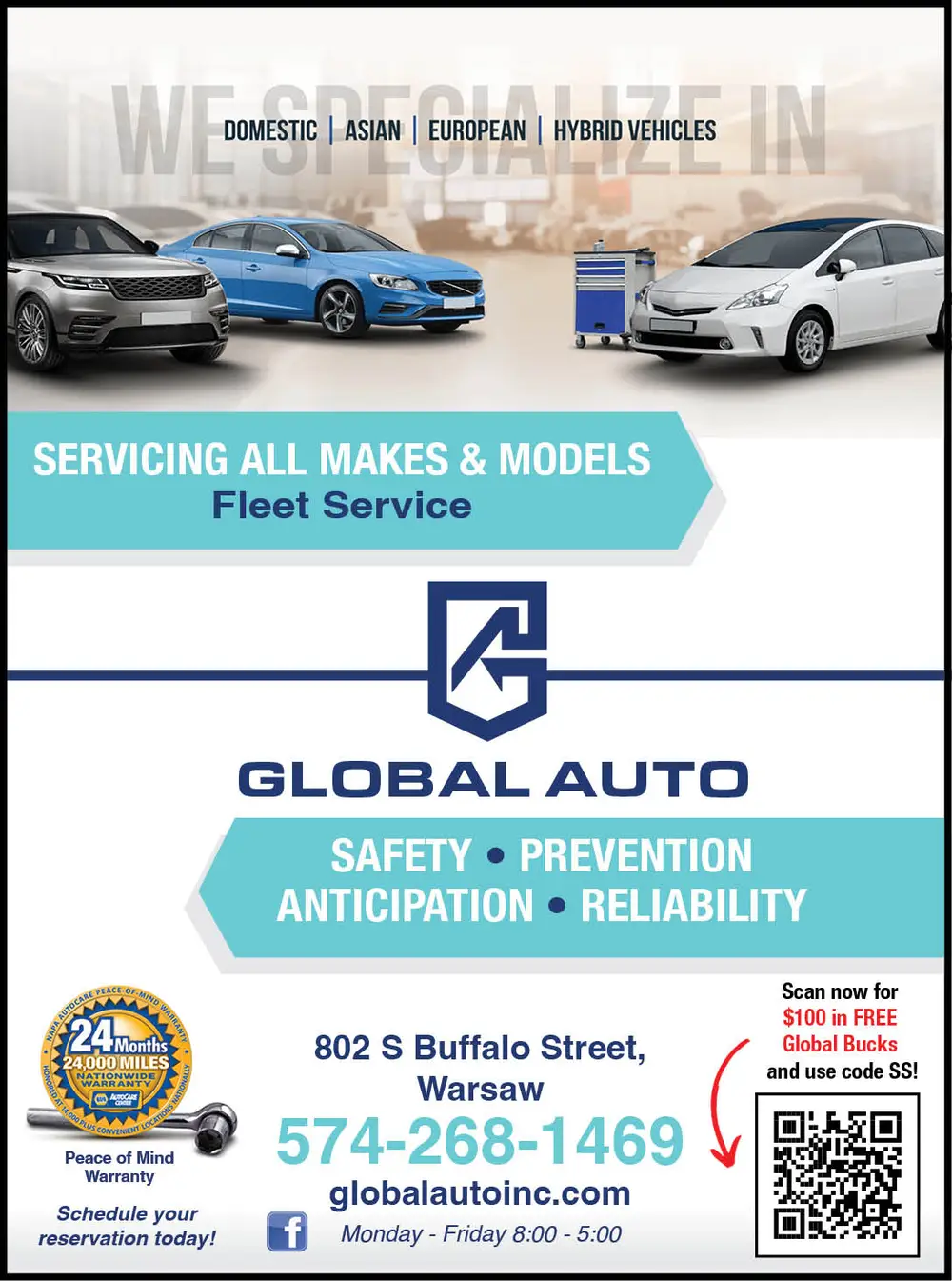 Global Auto Services in Warsaw, IN