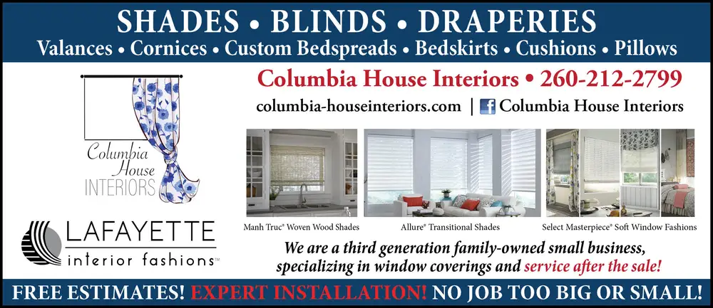Shades, Blinds & Draperies in Columbia City, IN