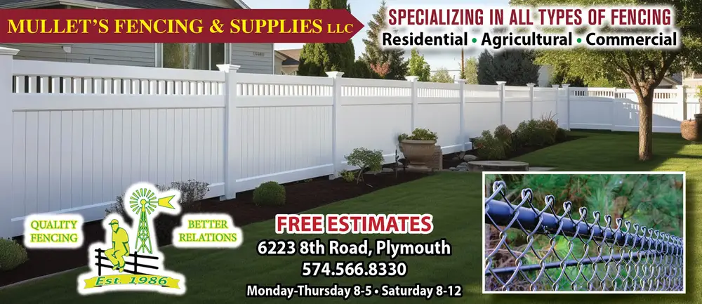 Mullet's Fencing & Supplies LLC - Plymouth, IN