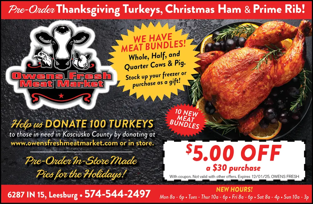 Owens Fresh Meat Market - Leesburg, IN