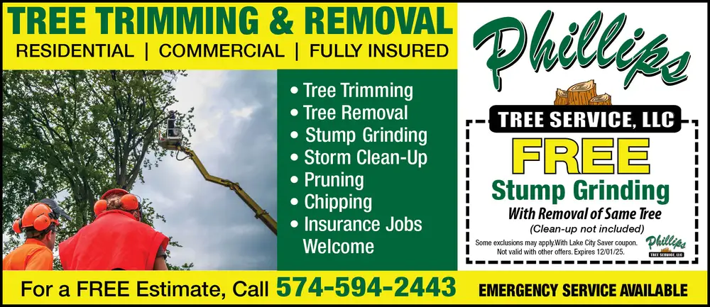 Phillips Tree Service, LLC - Pierceton, IN