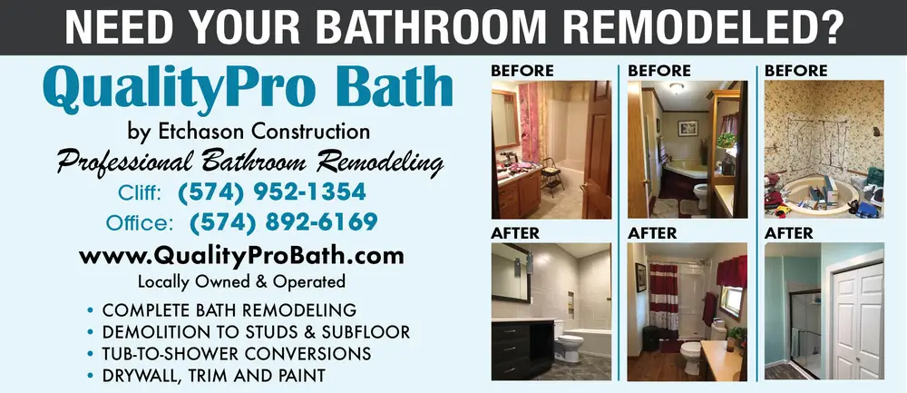 Bathroom Remodeling Services in Warsaw, IN