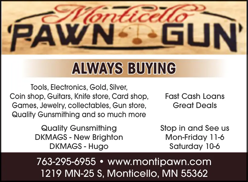 Buy, Sell, & Trade Firearms in Monticello, MN
