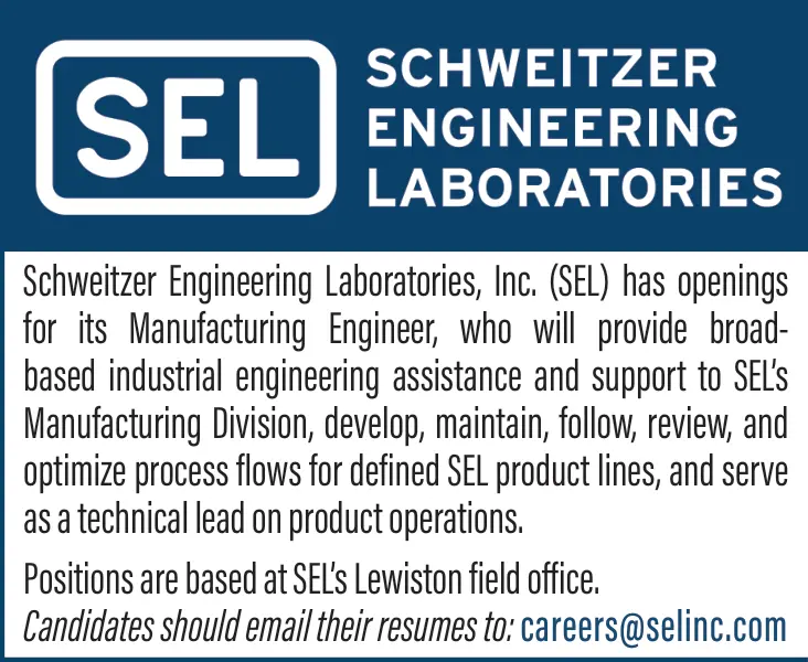 Engineering Career Opportunity in Pullman, WA